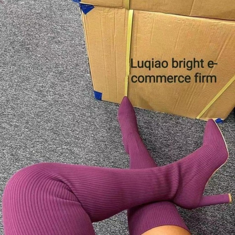 Damskie seksowne kozaki za kol – Knee High Sock Women recenzja i cena