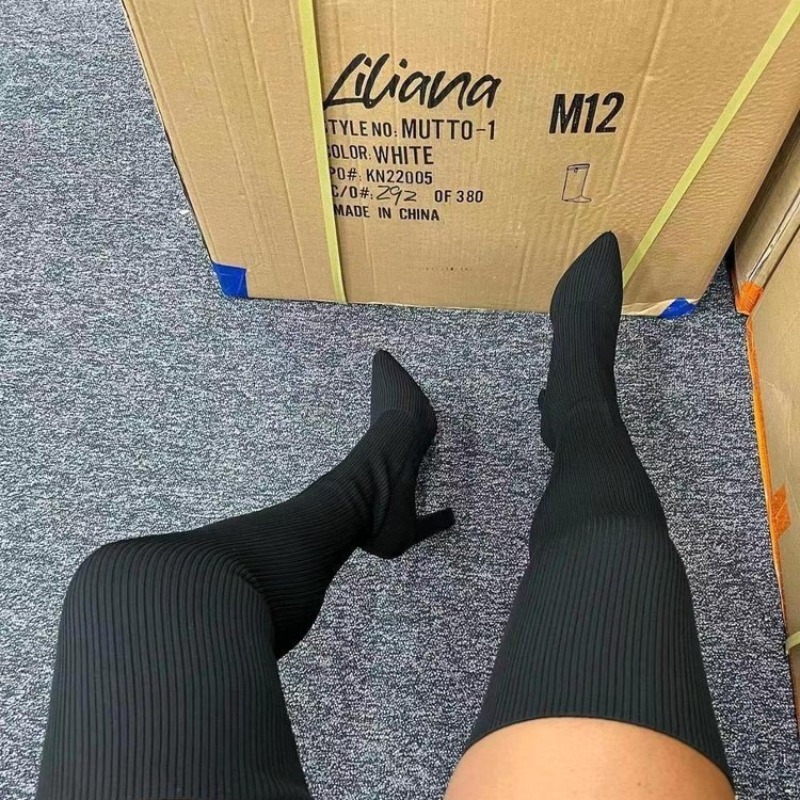 Damskie seksowne kozaki za kol – Knee High Sock Women recenzja i cena