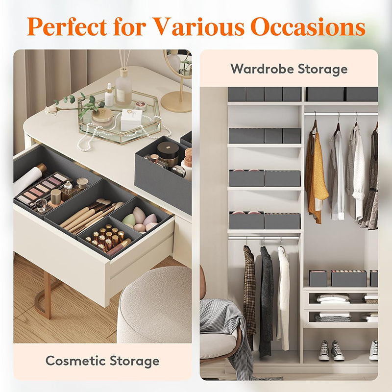 Organizery do szuflad z włókni – Sock Organizer Tray recenzja i cena